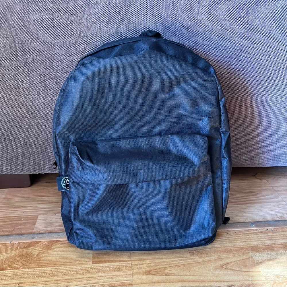 Men black backpack